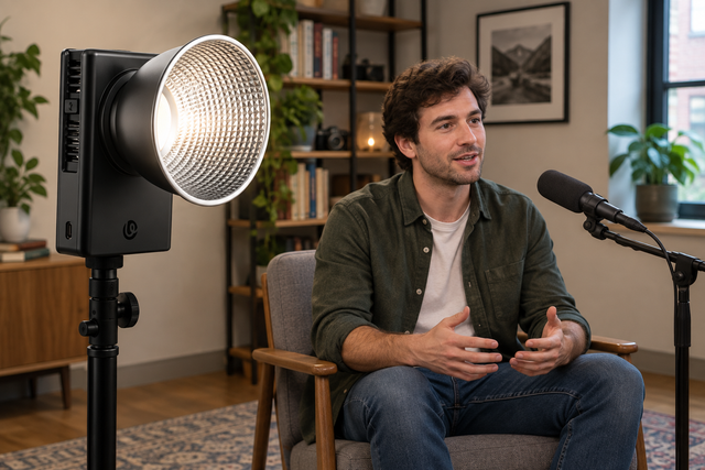 Managing High-Power LED Video Light Fan Noise in Intimate Interview Setups