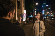 Setting Up Magnetic Phone Mini Lights for Night Street Photography