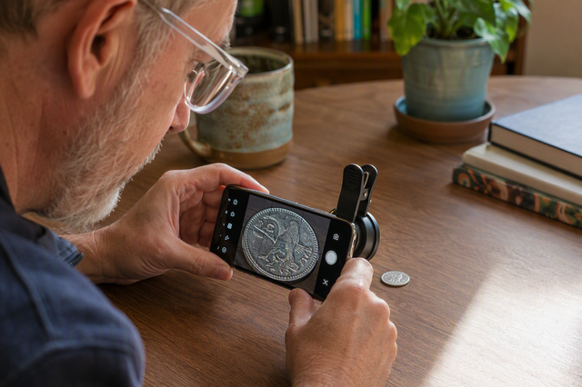 Configuring Macro Focus Distance When Using Smartphone Clip-On Auxiliary Lenses
