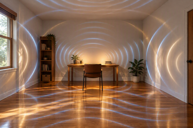 Reducing Sound Bounce in Hardwood Home Studios Using Strategic Desk Light Placement