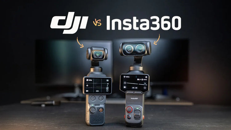 Insta360 Luna Ultra versus DJI Osmo Pocket comparison visual
