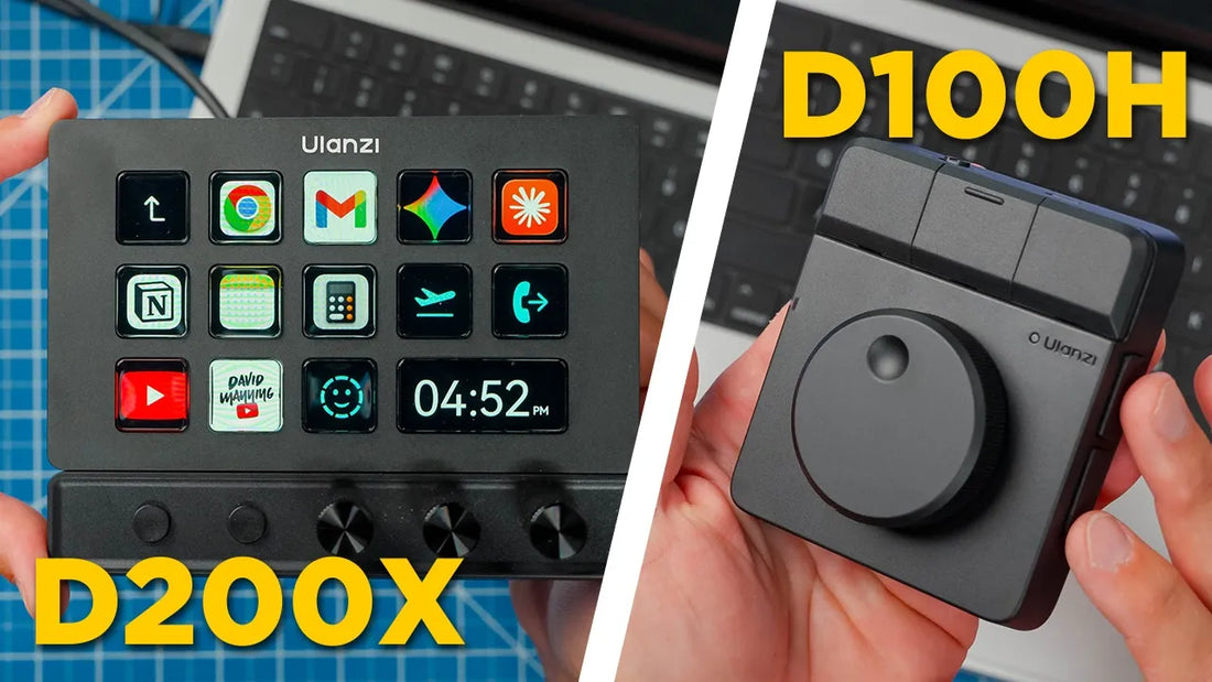 Ulanzi D200X and D100H editing controls visual