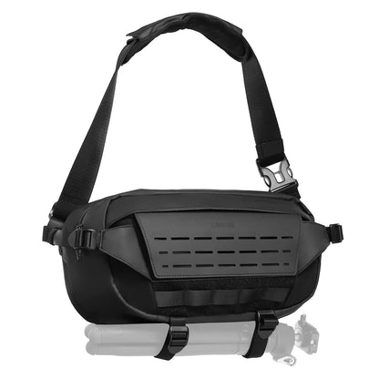 Ulanzi 9L Camera Sling Bag B122 with Tripod Holder, Black. Modern, functional design.