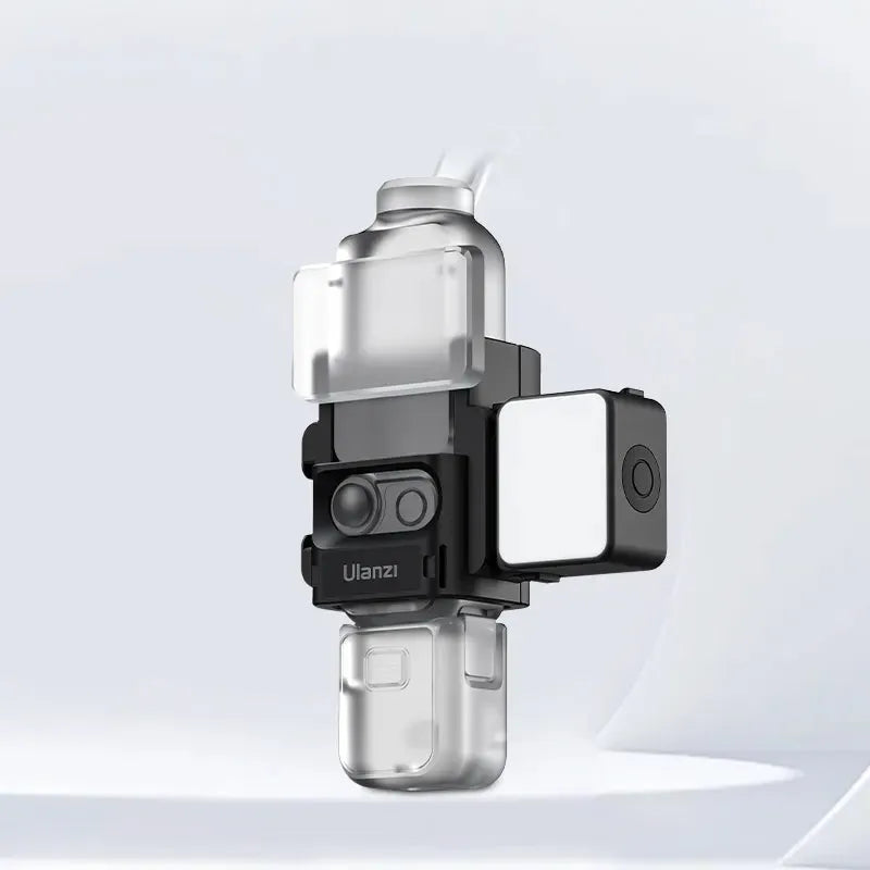 Gimbal Pocket Camera Bundle | Grip, LED & Case