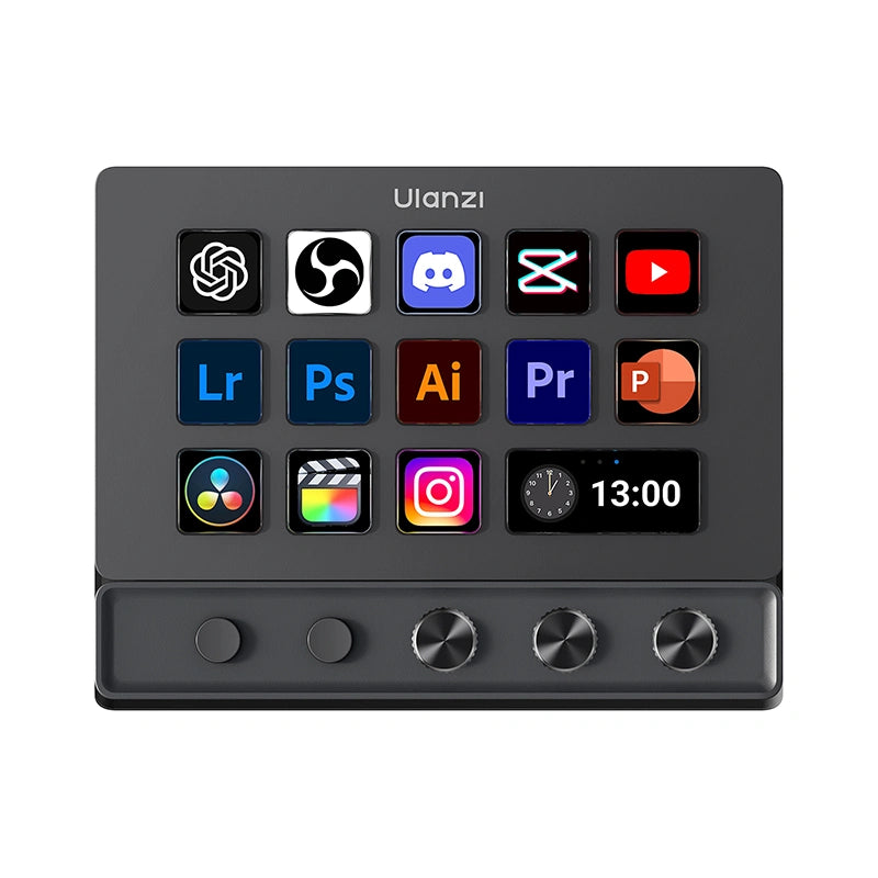 D200X Creative Deck – 8-in-1 Creator Control Hub - Ulanzi D200X Creative Deck – 8-in-1 Creator Control Hub - Ulanzi