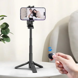 Ulanzi JJ02 Extendable Grip Phone Tripod with wireless remote; versatile shooting grip and tripod.