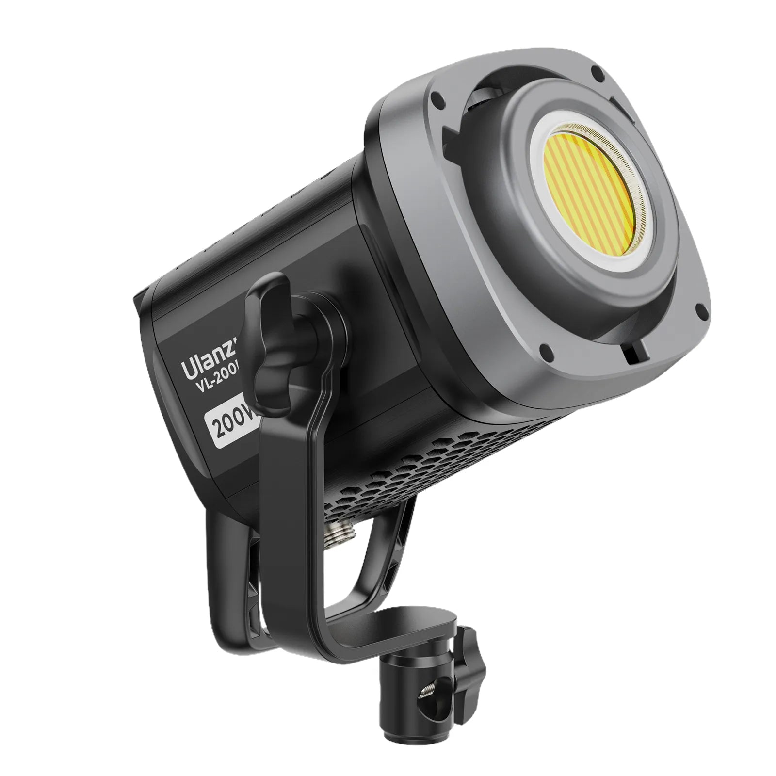 Ulanzi VL-200Bi 200W video light with adjustable bracket and COB lamp design