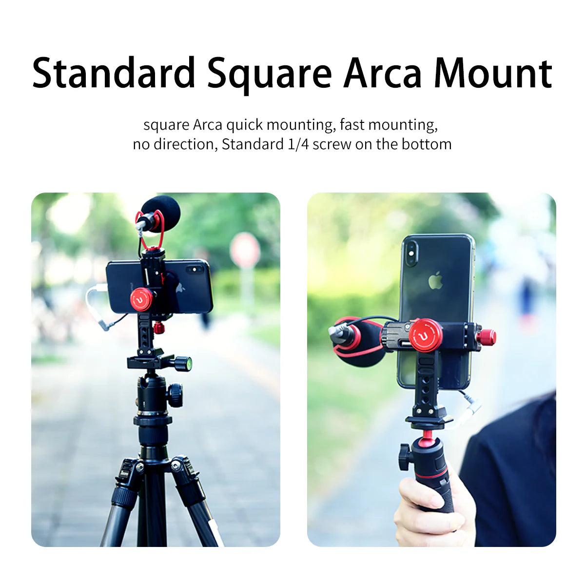 YA−MAN STA-201N ST-14 Iron Man III 360° Smartphone Mount | Arca + Cold Shoe