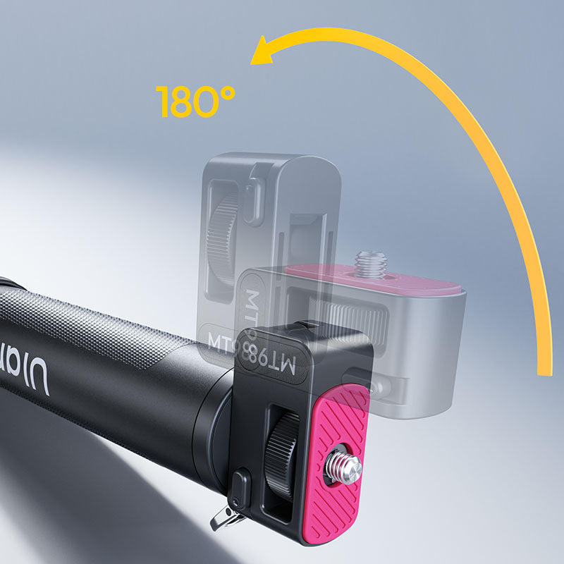 Cận cảnh khớp xoay định vị góc quay chính xác của Ulanzi MT98
