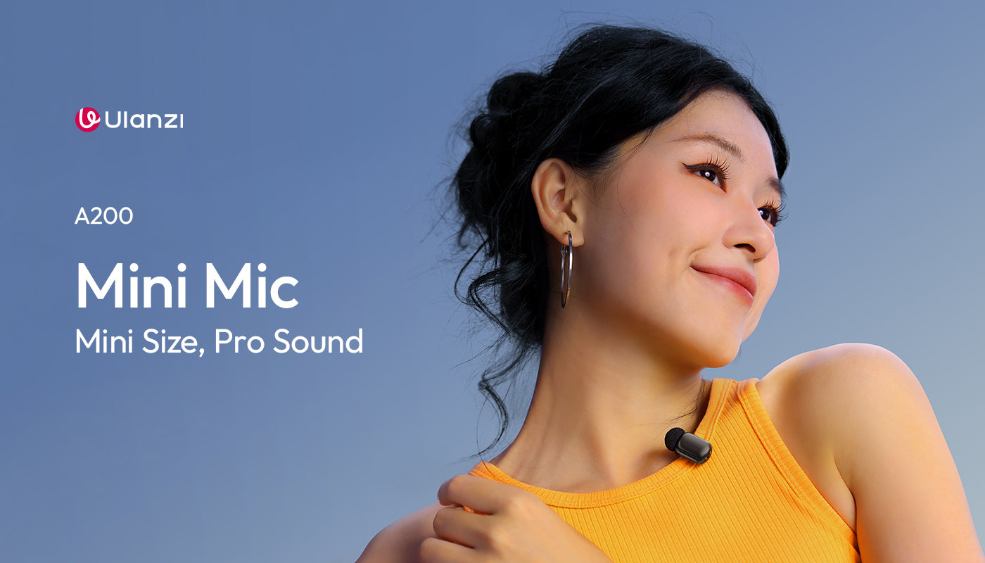 Ulanzi A200 Wireless Lavalier Mini Microphone
