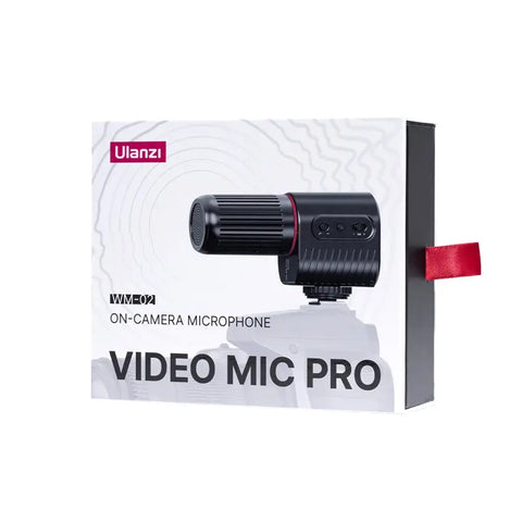 Ulanzi WM-02 Pro Compact USB Camera-Mount Shotgun Microphone A002GBB1