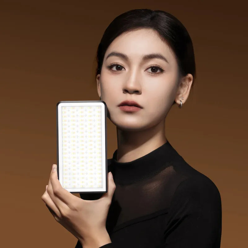 Ulanzi P40 Bi/RGB compact video light delivering professional illumination in a sleek, portable design.