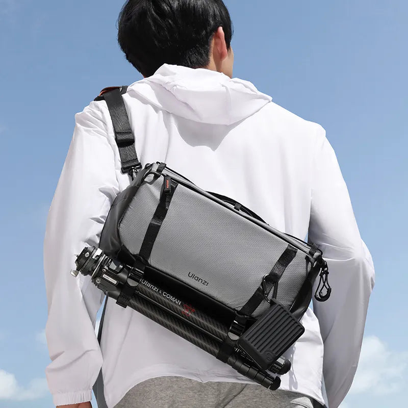 crossbody camera and travel bag Herschel Supply Co | Kaslo Tech - 30L Waterproof zippers and breathable padding make it the perfect second carry for fast shoots or crowded locations. Side Access Lightweight Camera Bag