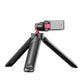 Ulanzi U-170 Magnetic Quick Release Head on Tripod for DJI Action 2/3/4, black and red design.