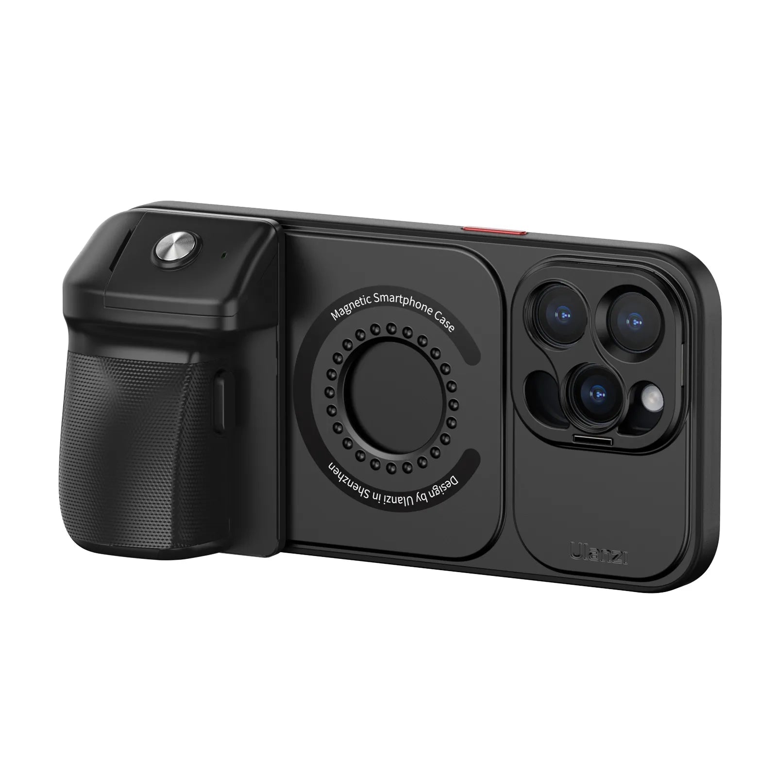 Ulanzi O-LOCK Phone Video Kit for iPhone 15 Pro/Pro Max with ergonomic grip.