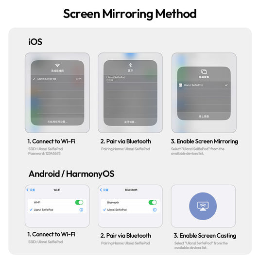 VM02 Wireless Magnetic Selfie Monitor Screen - Ulanzi