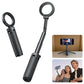 Ulanzi MT71 magnetic mini selfie stick with tripod, extended and collapsed.