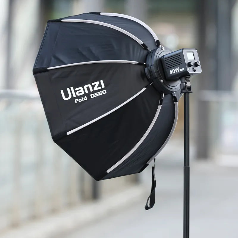 Ulanzi 40cm octagonal softbox with light diffusion for photography