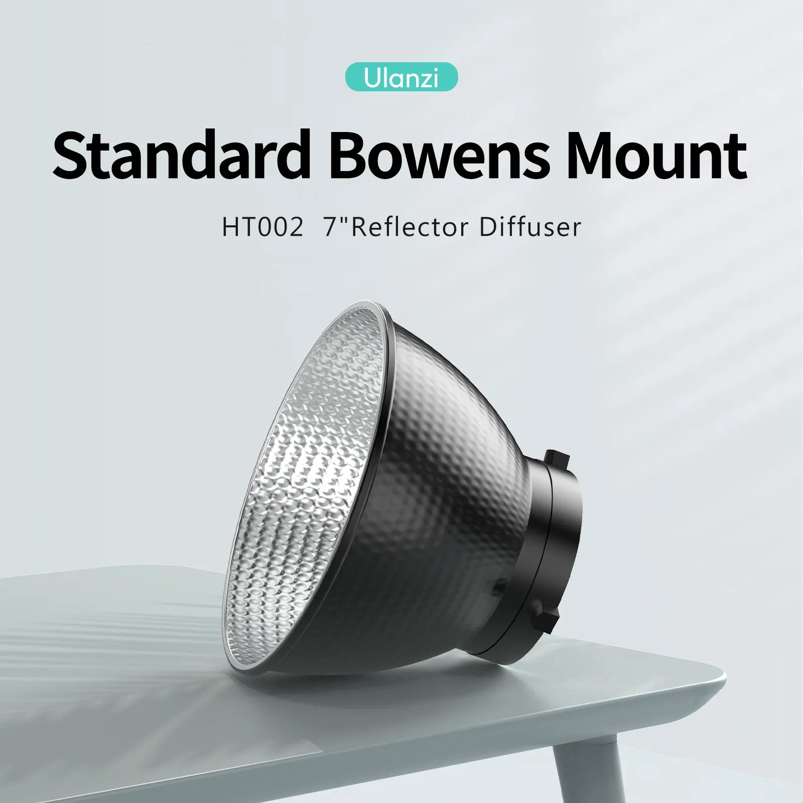 Ulanzi HT002 7" Reflector Diffuser with textured silver interior