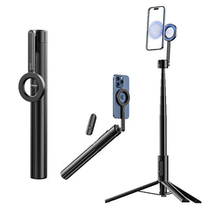 Ulanzi MG-002 Magnetic Phone Selfie Stick Tripod Max M001B - Black selfie stick tripod.