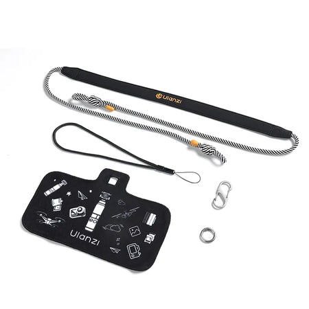 Ulanzi Camera Protective Wrap for Pocket 3 with strap and accessories.