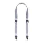 Ulanzi U-Snap camera shoulder strap in light gray with adjustable buckle and quick-release connector.