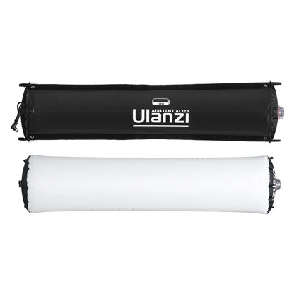 Ulanzi AL60 Airlight LED Tube Light, black and white. 120W, ideal for content creation.
