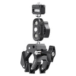 Ulanzi CO78 Super Clamp Magic Arm Dual Ball Head Kit with adjustable joints and T-handle for camera mounting.