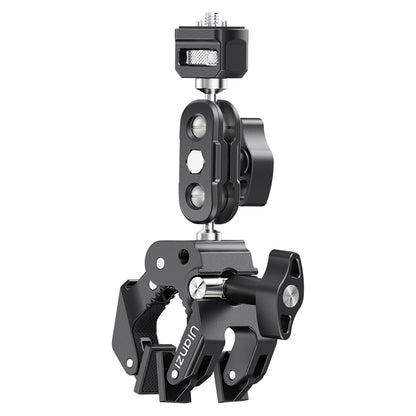 Ulanzi CO78 Super Clamp Magic Arm Dual Ball Head Kit with adjustable joints and T-handle for camera mounting.