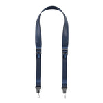 Ulanzi CSS1 U-Snap camera shoulder strap in dark blue with adjustable buckles and quick-release connectors.