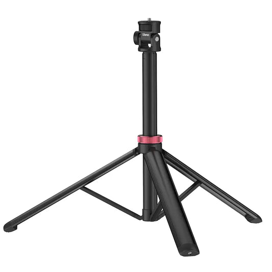 Ulanzi MT-79 Portable Adjustable Light Stand - Black aluminum alloy tripod with red accents.
