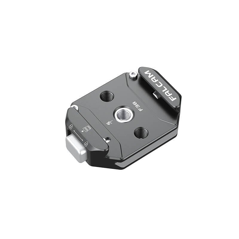 Ulanzi Falcam F38 Quick Release Plate with dual hole design for easy camera mounting.