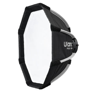 Ulanzi 30cm octagonal softbox with Mini Bowens mount, front diffuser installed