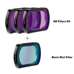 Ulanzi PK-03 ND Filters Kit with Black Mist Filter for DJI Osmo Pocket 3 - ND16, ND64, ND256 filters.