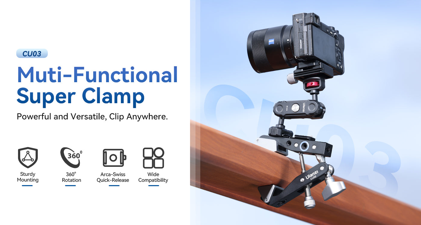 Ulanzi CU03 Multi-Functional Super Clamp C027 9 1 f6581c85 608c 4beb 91d0 661e583ee18d