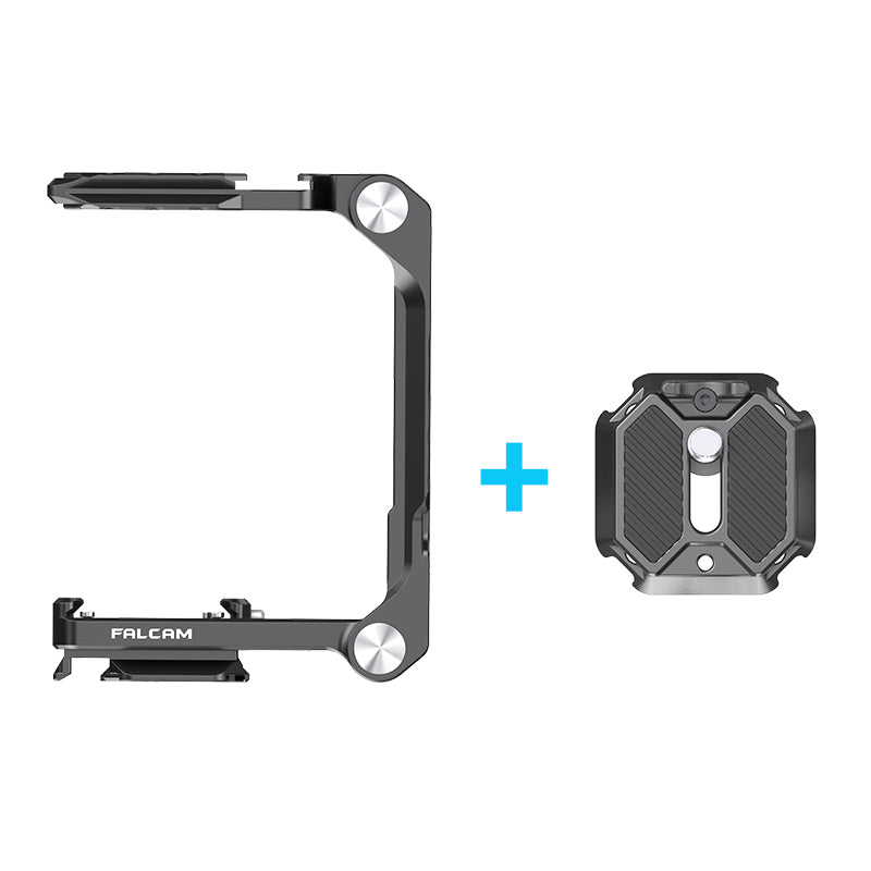 Falcam F22 quick release half cage with compatible quick release plate