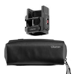 Ulanzi PK-06 adapter for DJI Osmo Pocket 3, black, with carrying bag.