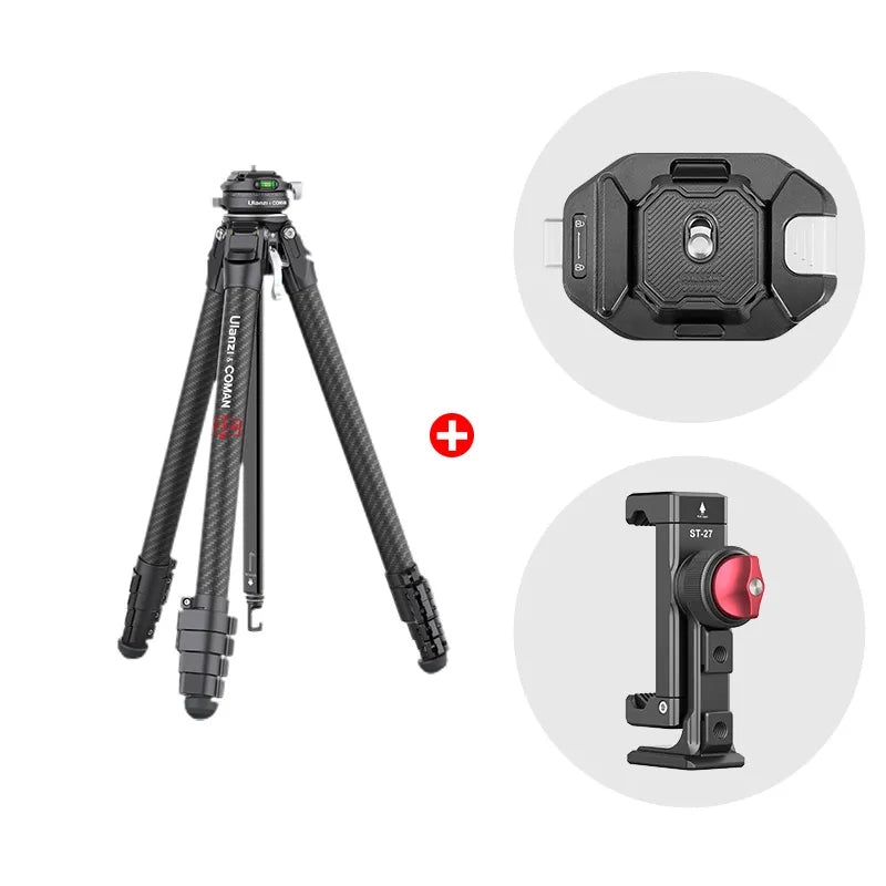 F38 Tripod 3131 Camera Backpack Strap Clip Metal Phone Clip