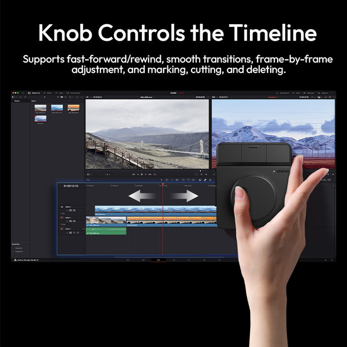 Usb Dial Controller D100H Dial Creative Controller | Programmable USB-C