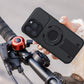 Ulanzi O-LOCK Phone Video Kit with magnetic grip mounted on bicycle handlebar.