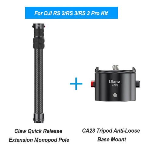 Ulanzi Claw Quick Release System for DJI RS 3/RS 3 Mini/RS 3 Pro/RS 2 Stabilizer