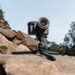 Ulanzi TT35 Tripod Kit with camera on rocky surface for outdoor photography.