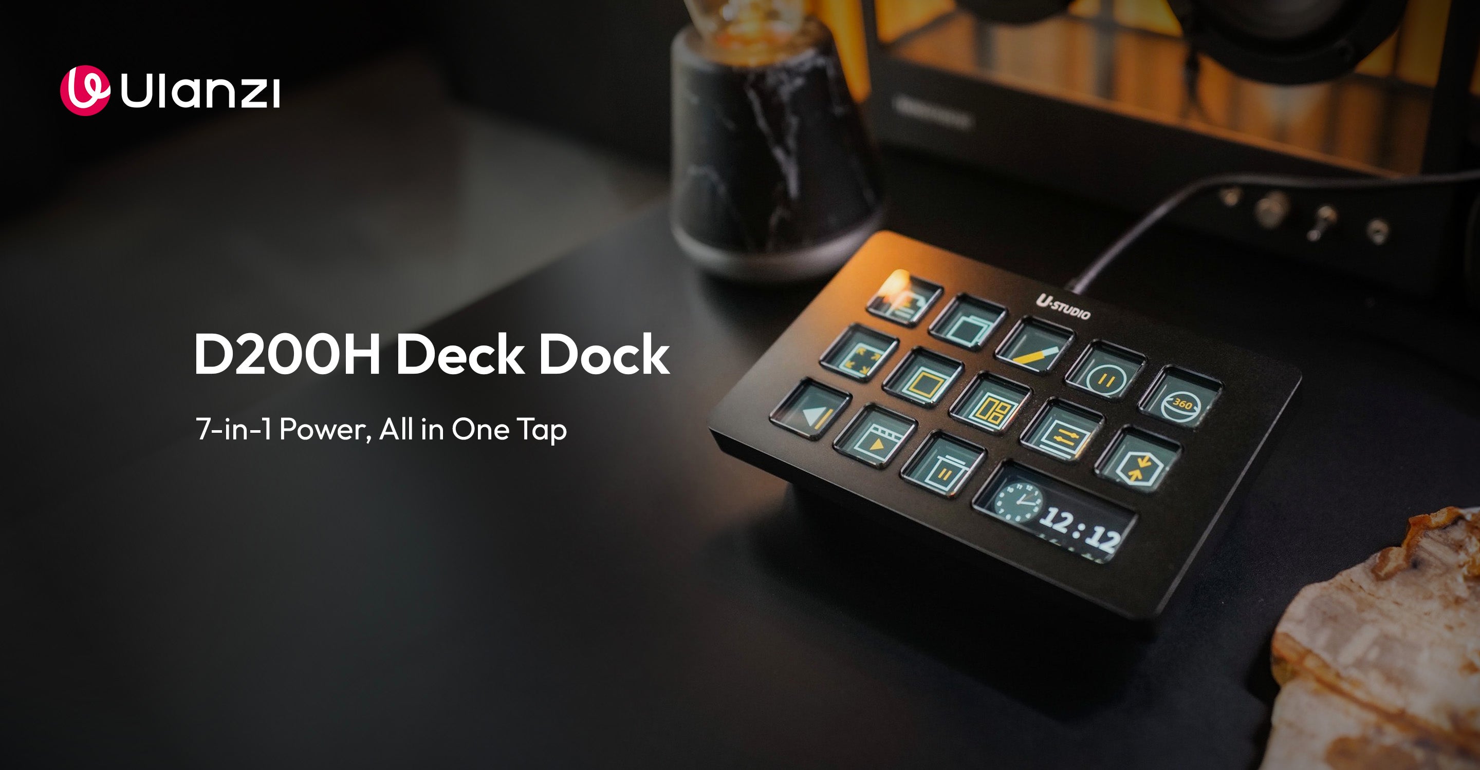 Deck Dock 7-in-1 Stream Controller Hub | Fast Charging