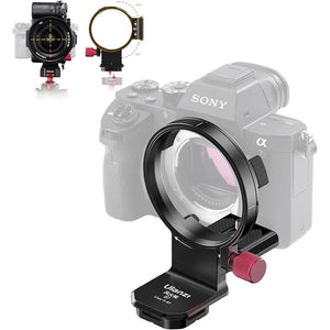Ulanzi lens mount for Sony camera with adjustable focus and positioning.