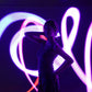 Dynamic light painting with Ulanzi P40 RGB featuring 20 creative effects for stunning silhouette photography.