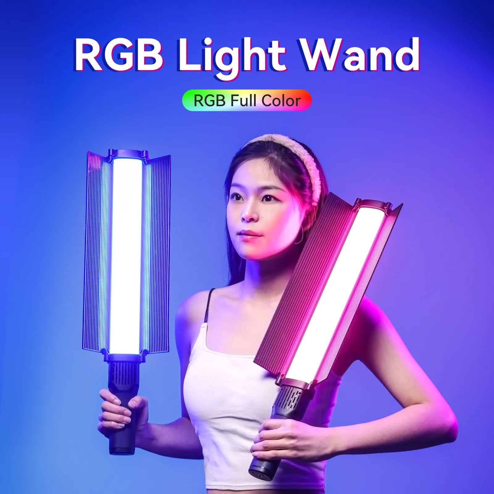 Ulanzi VL360 RGB LED Light Stick, 2500K-10000K Handheld Fill Light Photography Light Wand