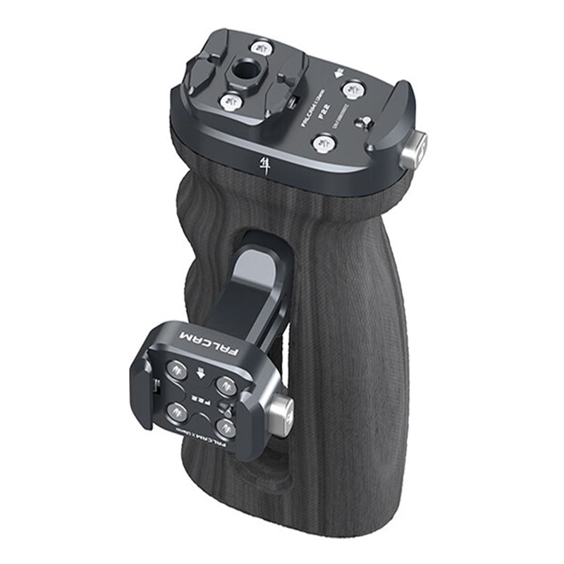 Falcam F22 Quick Release Side Handle showcasing ergonomic grip and mounting points