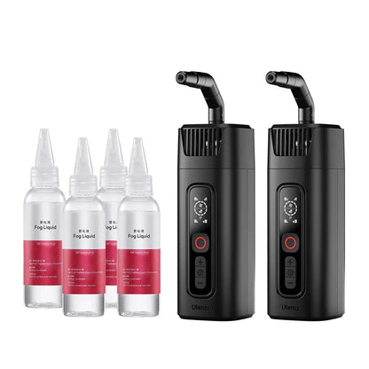 Ulanzi FM01 FILMOG Ace Portable Fog Machine kit with fog liquid for photography, stage, and events.