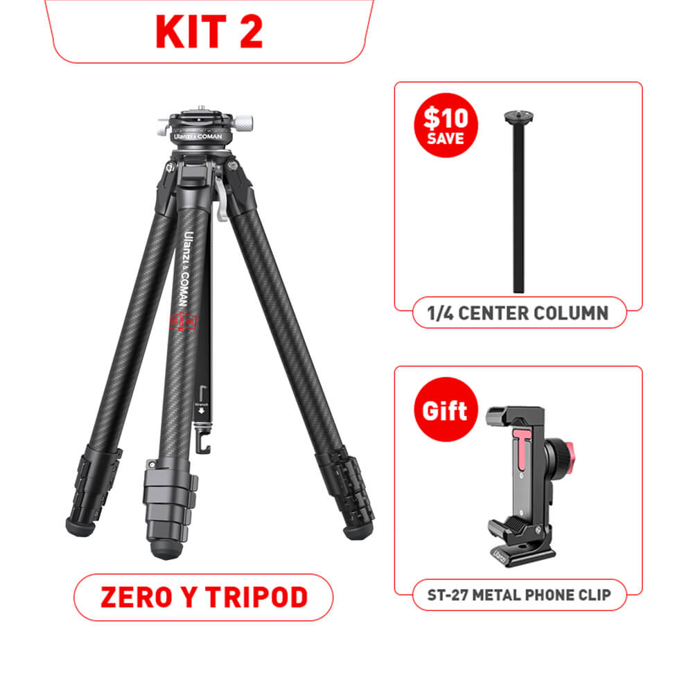 Ulanzi Zero Y Lightweight Travel Tripod 3028