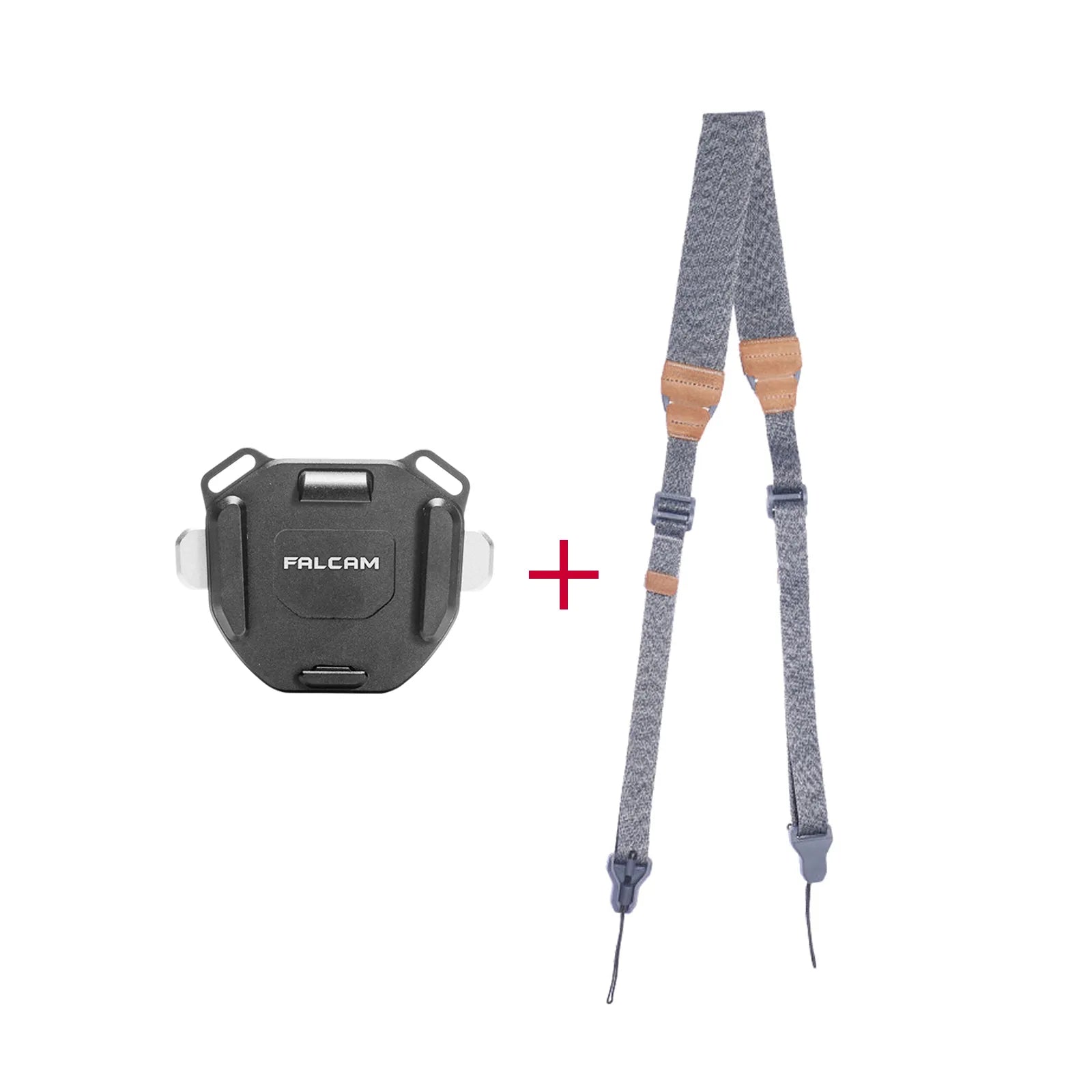 FALCAM F38 quick release plate and padded shoulder strap for camera stability